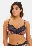 Бюстгальтер Sans Complexe Underwired bra, Imprimé Floral Noir/Black - фото