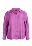 Блуза Zizzi Button-down blouse, Cattleya Orchid/Lilac - фото 4