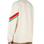 Свитер striped printed pullover long sleeve 'white' Gucci, белый - фото 4