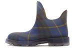 Ботильоны резиновые Burberry Marsh Checked, черный - фото