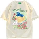 Футболка унисекс Sesame Street, розовый - фото 11
