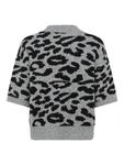 Свитер Sandra с леопардовым принтом KAFFE Curve, Light Grey/Black - фото 6