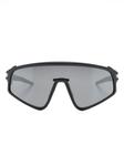 Солнцезащитные очки-навигаторы Latch Panel Oakley, черный - фото