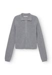 Кардиган rethinkit studios Cardigan, Light Grey Melange/Light Grey - фото 4