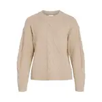 Свитер Vila Lou, бежевый - фото 3