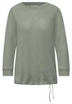STREET ONE Лонгслив в зеленом цвете - фото
