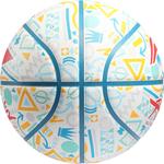 LINING Мяч баскетбольный универсальный размер 5 детский белый rubber - фото 8