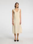 Платье SELECTED SLFCALA, кремовый - фото 2