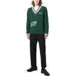 Свитер мужской зеленый Lacoste, зеленый - фото 2