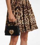 Маленькая кожаная сумка через плечо Devotion Dolce&Gabbana, черный - фото 2