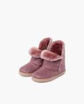 Сапожки для девочки с меховой внутренней подкладкой Pisamonas, розовый - фото 4