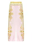 Брюки с принтом Barocco Versace, розовый - фото
