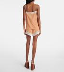 Шелковая блузка с кружевной отделкой Chloé, Cheek - фото 3