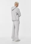 Худи PULL&BEAR Hoodie, Light Grey - фото 3