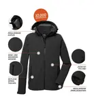 Куртка Killtec softshell "Мужская куртка softshell", черный - фото 5
