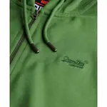 Толстовка Superdry Essentials Logo full zip, зеленый - фото 2
