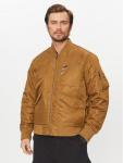Бомбер стандартного кроя Lee, коричневый - фото