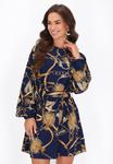 Платье faina Day dress, Navy Multicolor/Dark Blue - фото