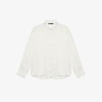 Шелковая рубашка Сесили Maje, белый - фото