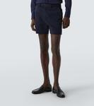 Хлопковые шорты Tom Ford, темно-синий - фото 3