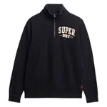 Толстовка Superdry Vintage Athletic half zip, черный - фото 3