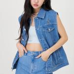 Жилет унисекс светло-голубой Mlb - фото 3