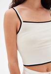 Топ STRAP CROP adL, цвет beige - фото 5