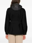 Куртка с капюшоном и поясом MONCLER, черный - фото 4