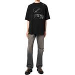 Футболка унисекс черная We11Done, черный - фото 3