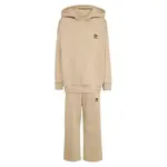 Комплект adidas Originals Oversized Hoodie Open Hem Pants, бежевый - фото 3