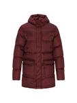 MO Мужская парка бордового цвета - фото
