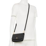 Кошелек для телефона Nine West Lockup через плечо, цвет Brown Black - фото 5