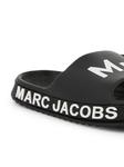 Marc Jacobs Kids шлепанцы с логотипом, черный - фото 2