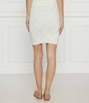 Юбка женская Guess Jeans с добавлением шерсти с принтом, бежевый - фото 3