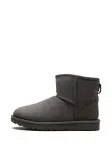 Угги меховые UGG Classic Mini II, серый - фото 5
