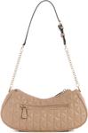 Сумка GUESS womens Kori Top Zip Shoulder, Beige - фото 4