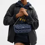 COACH Барсетка из ткани с клапаном - фото 7