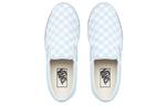Кроссовки classic slip-on 'baby blue checkerboard' Vans, белый - фото 4