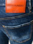 Джинсы кроя слим с эффектом потертости Dsquared2, синий - фото 5
