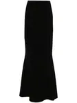 Длинная юбка прямого кроя STYLAND, черный - фото