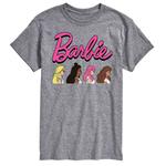 Футболка с рисунком Big & Tall Profiles Barbie, серый - фото