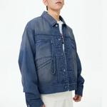 LiNing Джинсовая куртка унисекс синяя, Blue - фото 4