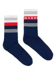Носки с логотипом Marni Kids, синий - фото