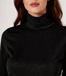 Водолазка женская Marc Cain с отливом, черный - фото 4