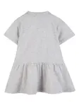 Платье с принтом Kenzo Kids, серый - фото 2