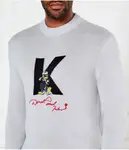 Свитер Regular fit Karl Lagerfeld, серый - фото 4