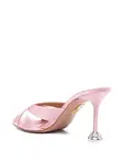 Мюли Kiss Me Quick 95 Aquazzura, розовый - фото 3
