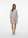Мини платье VERO MODA VMNanna, Taupe/Light grey - фото 6