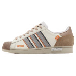 Кроссовки adidas originals Superstar Skateboarding Shoes Unisex Low-top Beige/Brown, коричневый - фото 2