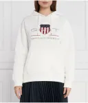 Толстовка regular fit Gant, белый - фото